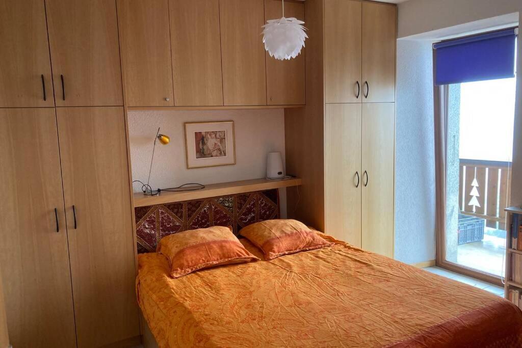 Bel Appartement 2.5 Pieces Avec Balcon, Magnifique Vue Sur Le Glacier Des Grands Finhaut Dış mekan fotoğraf